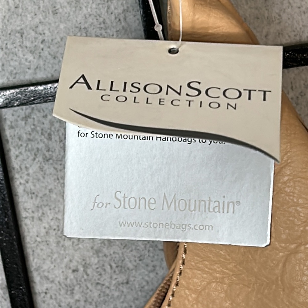 Vintage Leather Bag From the Allison Scott Collection for Stone Mountain NWT - Picture 4 of 15
